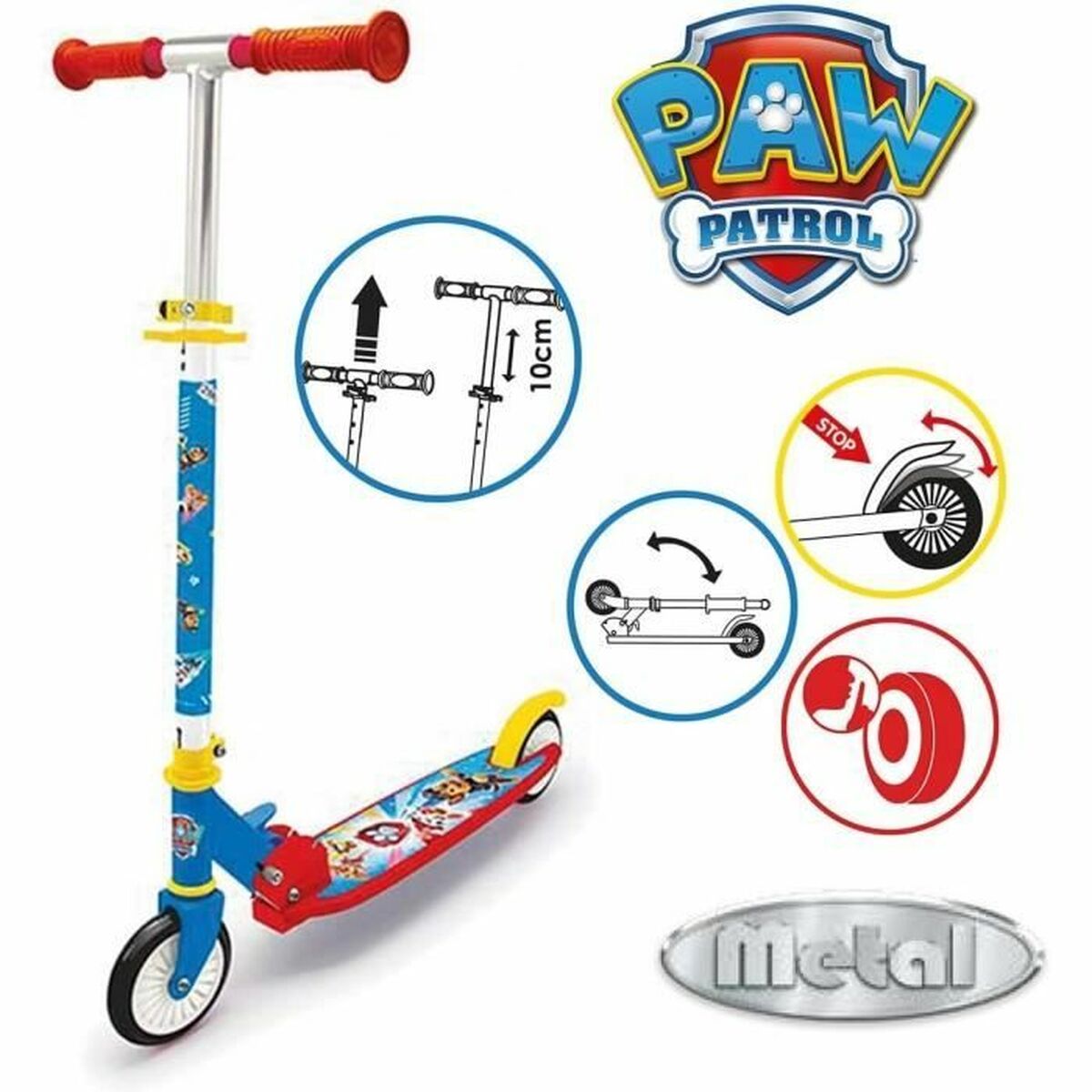 Skrejritenis Smoby Paw Patrol